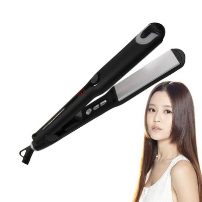 Flat Iron Comb Steam Ceramic Permanent Brush Straightening Hair Straightener